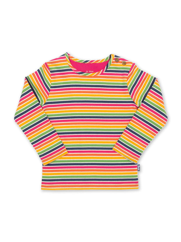Kite - Baby bio-baumwolle Rainbow Shirt - Langarm