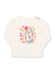 Kite - Baby bio-baumwolle Be Yourself Shirt Creme - Placement Print - Langarm