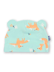 Kite - Baby bio-baumwolle Fox and Dove Mützchen Blau - Single Jersey