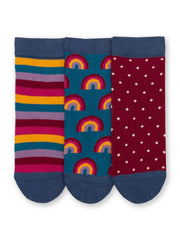 Kite - Baby bio-baumwolle Rainbow Socken - 3-er Pack