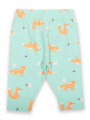 Kite - Baby bio-baumwolle Fox and Dove Leggings Blau - Elastischer Taillenbund