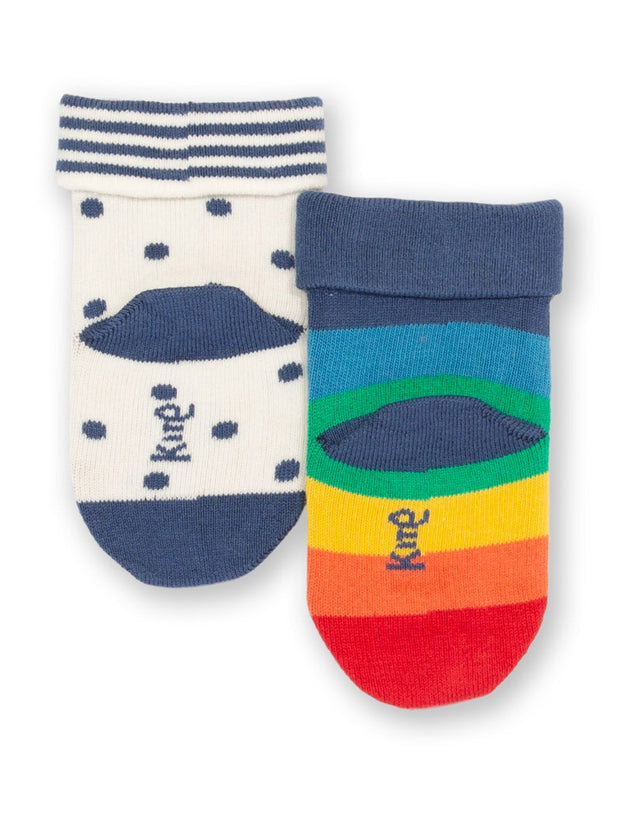 Rainbow Dot Socken