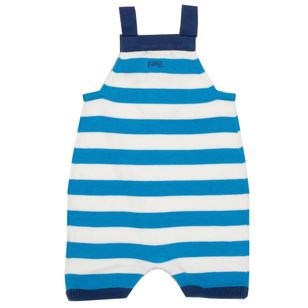 Baby im stripy latzhose aus baumwollstrick