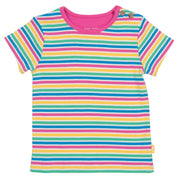 
Mädchen im mini bright stripe t-shirt